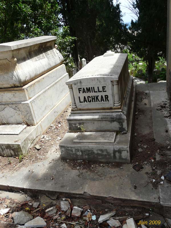 Stèle de LACHKAR Benjamin Alfred